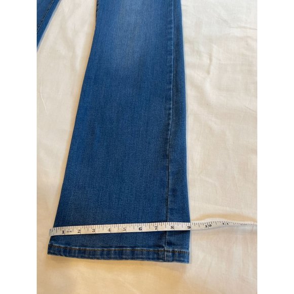 Methera Womens Vintage 1980s Jeans Boot Cut Leg Denim Mid Rise Pockets Blue SZ 8 - Picture 7 of 8